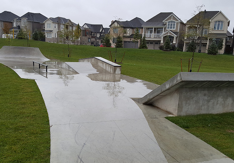 George Savage Park skateboarding facilities