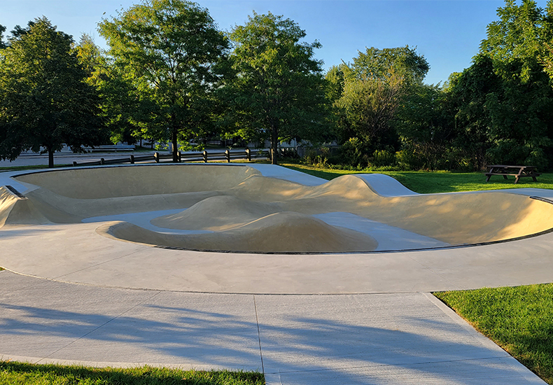 Cornwall Road Sports Park skateboarding facilities